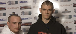 Ian 'M16' Butlin and Matt '12 Gauge' Thorpe - fighting at Quannum Fighting Challenge 3